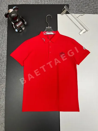몽클레르 여성 자수 로고 반팔 폴로셔츠 88882