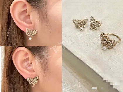 디올 나비 진주 귀걸이 135133