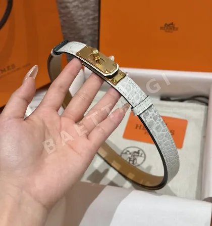 에르메스 켈리 버클 악어가죽 벨트 18mm 176572