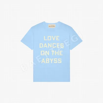 발렌티노 LOVE 로고 여성 반팔 티셔츠 87951