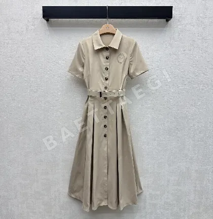 디올 자수 로고 여성 원피스 54484