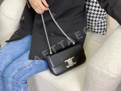 셀린느 개선문 은색 체인 백 86307