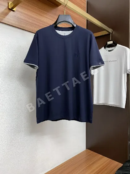 브루넬로쿠치넬리 코튼 반팔 티셔츠 47959