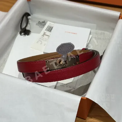 에르메스 켈리 팔라듐 가죽 벨트 176487