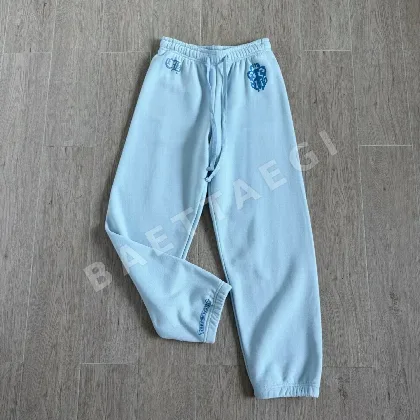 크롬하츠 블루 경량 플리스 여성 바지 146241
