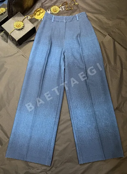 생로랑 타이다이 패턴 여성 바지 137697