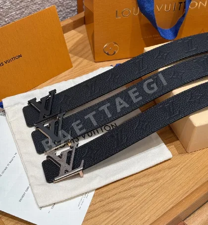 루이비통 이니셜 40mm 리버서블 소가죽 벨트 180328