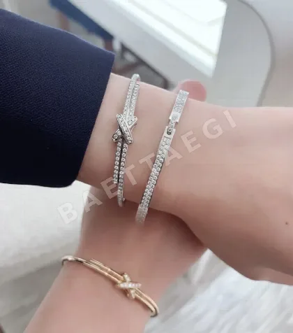 쇼메 리앙 크로스 다이아몬드 팔찌 69805