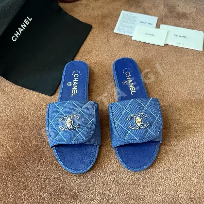 샤넬 더블 C 로고 플랫슈즈 55368