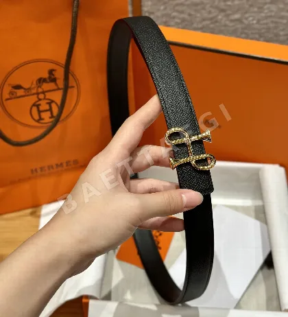 에르메스 H 버클 스위프트 가죽 양면 벨트 175966