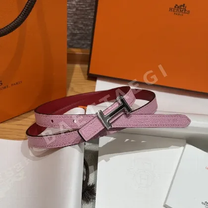 에르메스 H버클 양면 가죽 벨트 175645