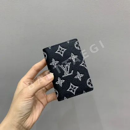 루이비통 파란색 줄무늬 카드 지갑 M63378