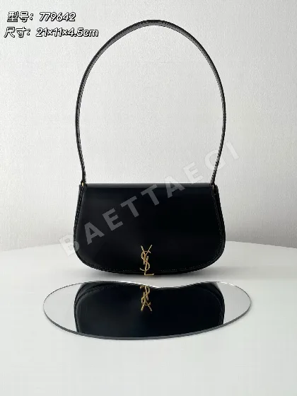 생로랑 볼리테르 반달 미니 숄더백 779642