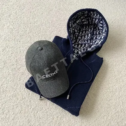 셀린느 자수 레터 베이스볼 캡 83096
