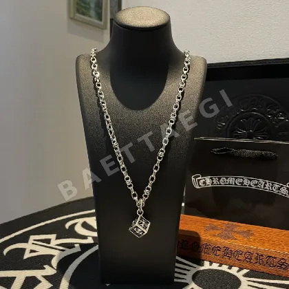 크롬하츠 크로스볼 다이스 펜던트 목걸이 124860