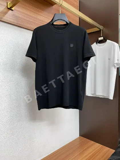 로로피아나 남성 라운드넥 코튼 반팔 티셔츠 139050