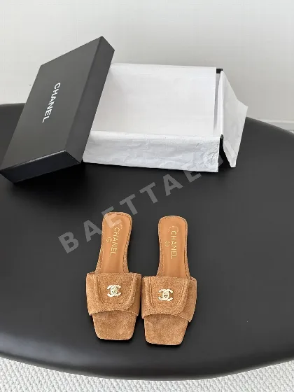 샤넬 26C 백클 슬리퍼 98673