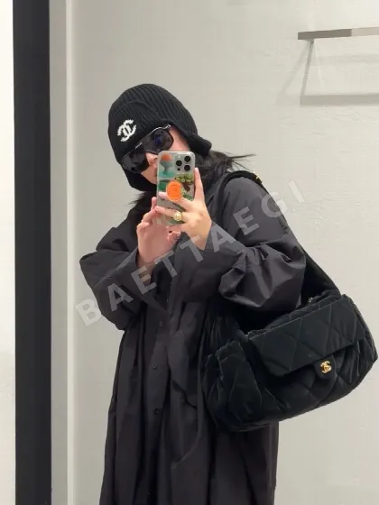 샤넬 24N 울 캐시미어 비니 모자 82706