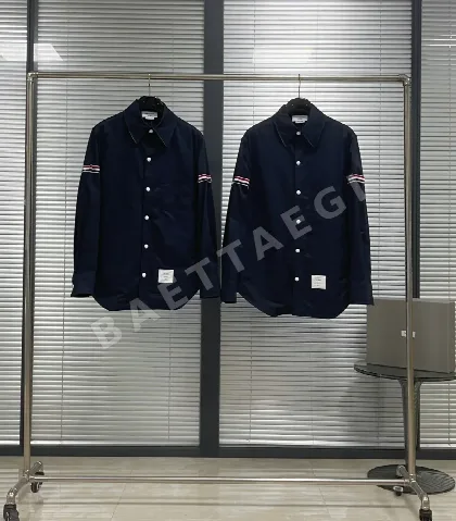 톰브라운 남성 더블 슬리브 긴팔 셔츠 재킷 126291