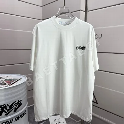 오프화이트 남성 반팔 87033