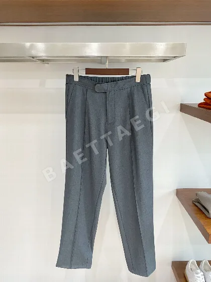 브리오니 텐셀 혼방 면 울 남성 바지 88335