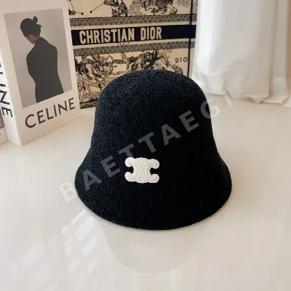 셀린느 스트라이프 버킷햇 모자 83197