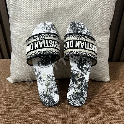 디올 자수 캔버스 샌들 141785