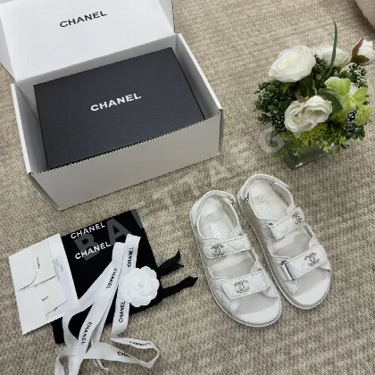 샤넬 더블 C 벨크로 비치 슈즈 94134
