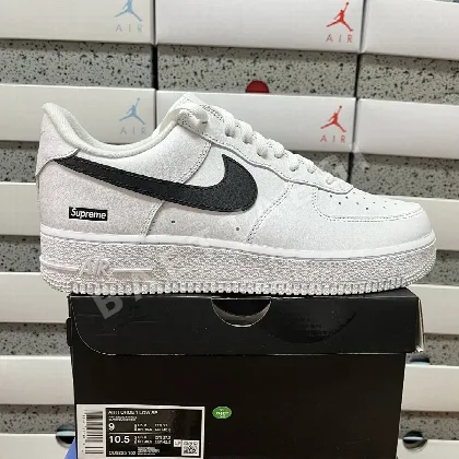 나이키 [GX] 에어 포스 1 로우 CU9225-102 201928 Nike Air Force 1 Low Supreme White Black