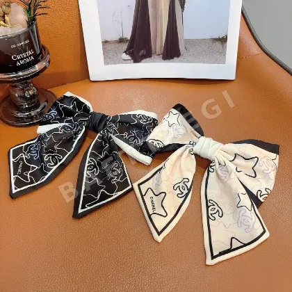 샤넬 리본 헤어 클립 헤어악세사리 183160