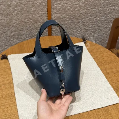 에르메스 피코탄 락 박스 가죽 가방 191691