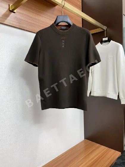 제냐 남성 울 스웨터 반팔 156258