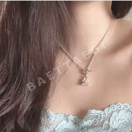 에르메스 켈리 실버 목걸이 69855