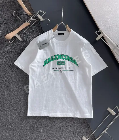 발렌시아가 여성 프린트 크루넥 반팔 티셔츠 88713