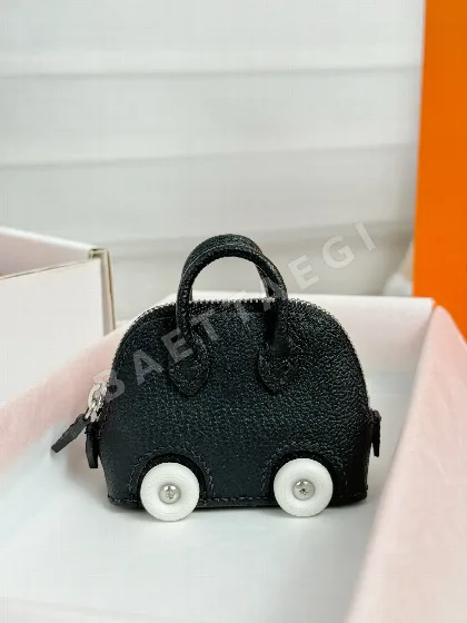 에르메스 소가죽 볼링공 키링 124512