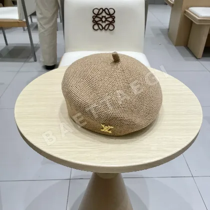 루이비통 무지 심플 베레모 여성용 모자 186142