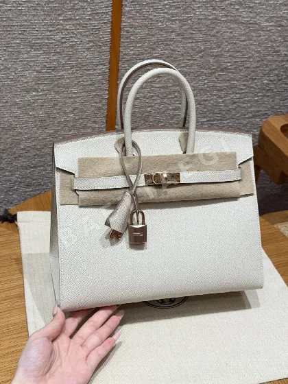 에르메스 버킨 25 cm 앱송 가죽 가방 144892