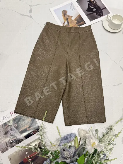 에르메스 램스킨 여성 가죽 바지 153988
