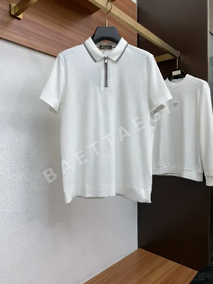 로로피아나 남성 린넨 반팔 폴로셔츠 48102