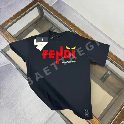 펜디 여성 반팔 크루넥 티셔츠 88766