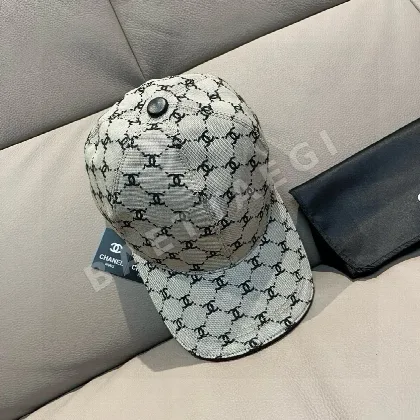 샤넬 더블 C 자카드 캡 185516