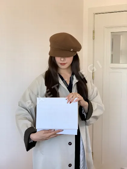 샤넬 트위드 덕빌 베레모 83016