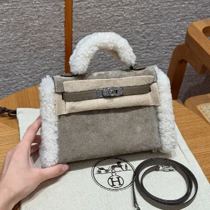 에르메스 미니 켈리 2 그레이 가방 18290