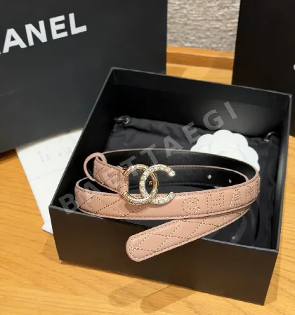 샤넬 퀼팅 램스킨 20mm 벨트 174244