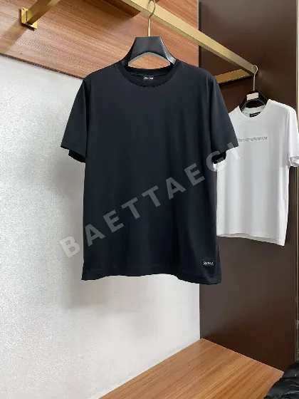 제냐 크루넥 남성 반팔 티셔츠