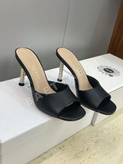디올 라인스톤 스틸레토 오픈토 샌들 여성 신발 104980