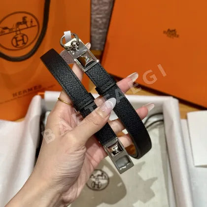 에르메스 앱송 카프스킨 금도금 켈리 버클 벨트 176390