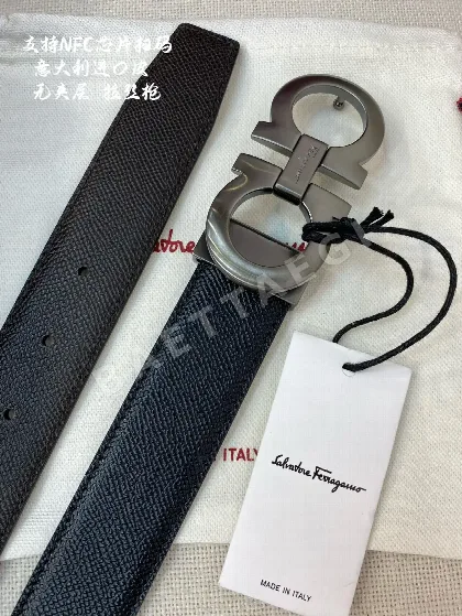 페레가모 천연 가죽 벨트 3.5 CM202500320 59532