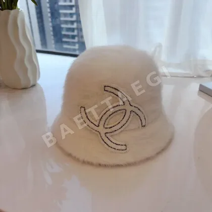 샤넬 토끼털 피셔맨 햇 82393