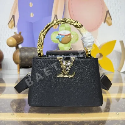 루이비통 캡시뉴 스네이크스킨 미니 핸드백 M13737